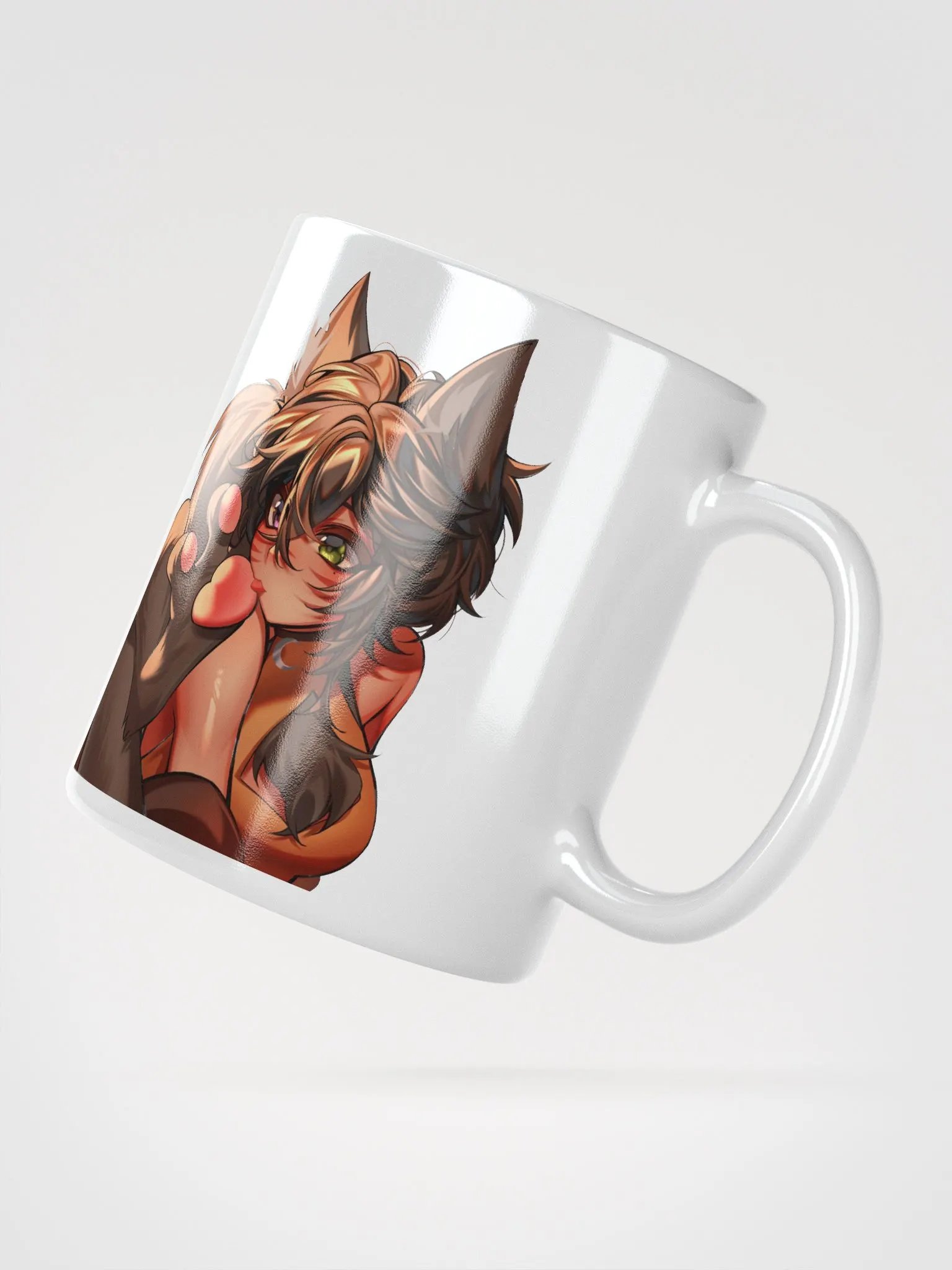 WolfcatRisi Toebeans White Mug product image (5)
