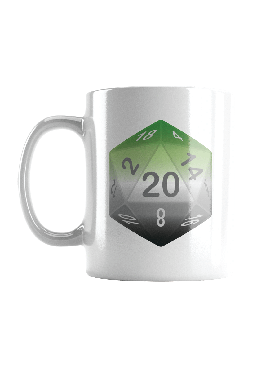 Aromantic Pride D20 Mug product image (17)