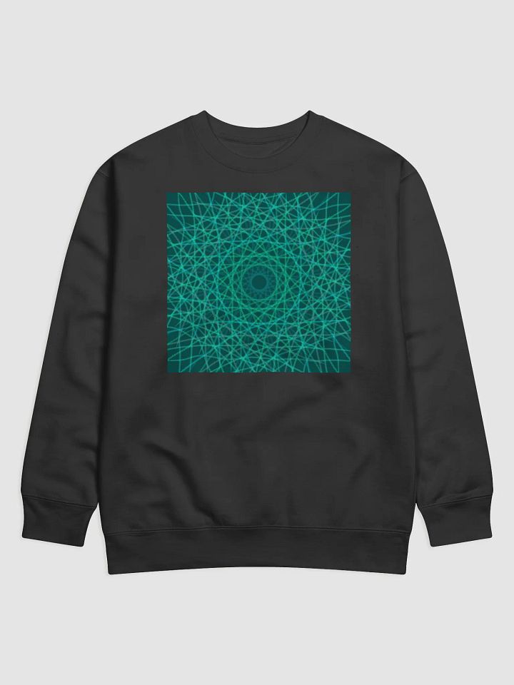 Starry Aqua Geometric Sweatshirt product image (1)