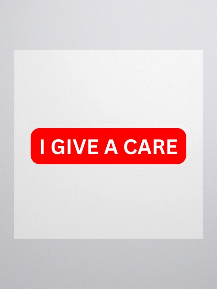 I Give a Care Sticker product image (1)