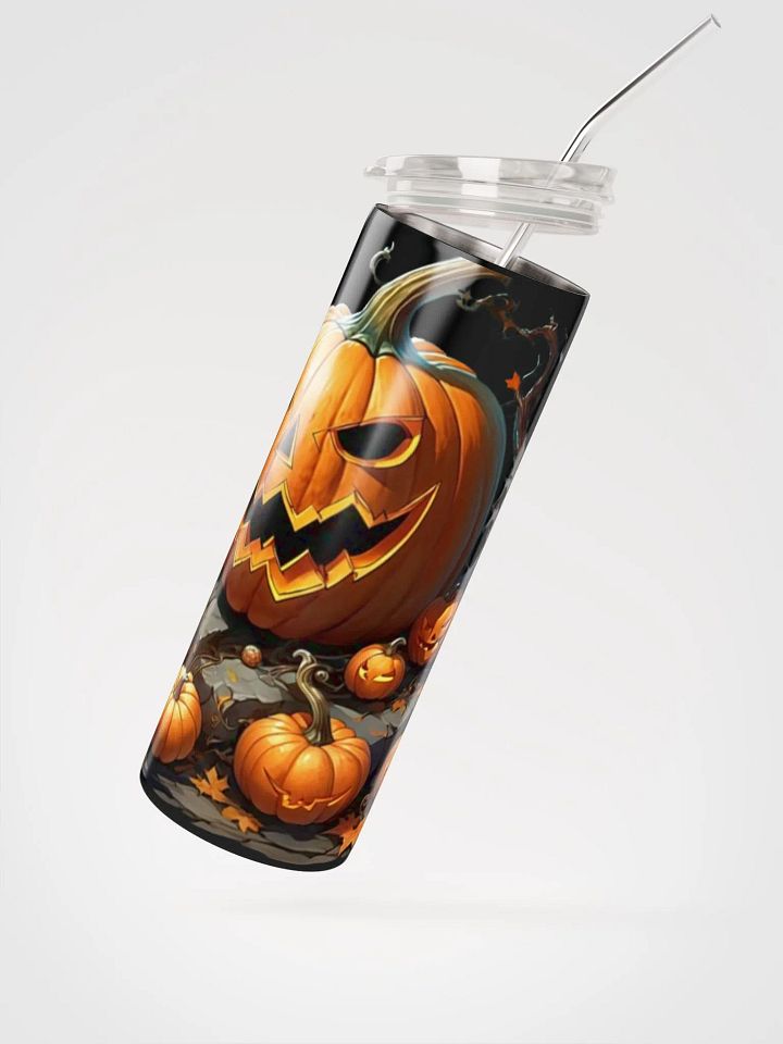 Grumpy Pumking Steel Tumbler product image (2)