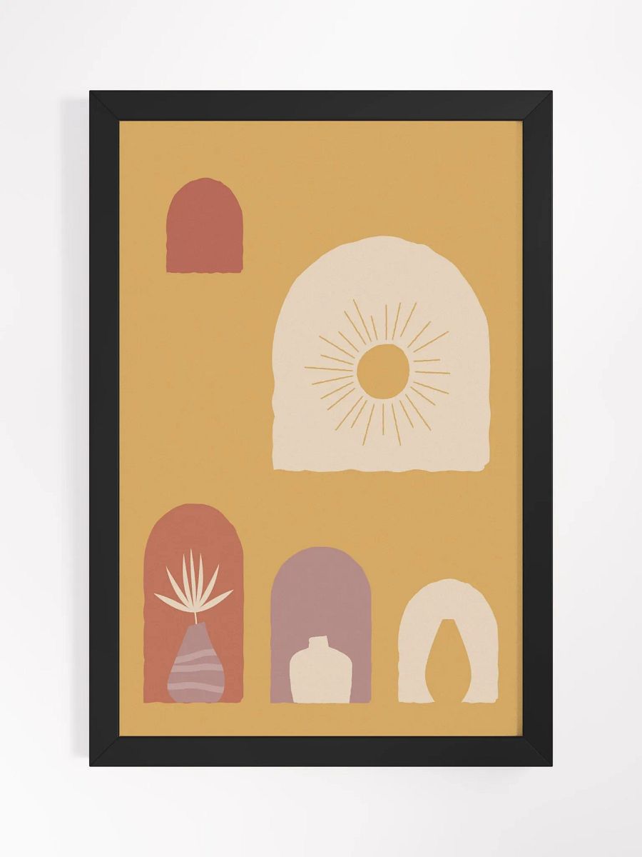 Vibrant Ayous Wood Framed Matte Poster product image (3)