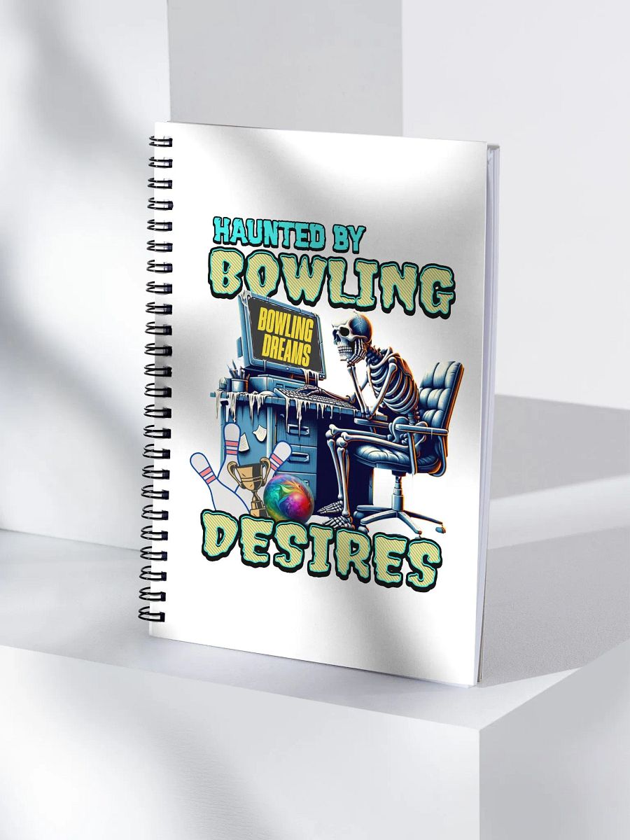 Haunted By Bowling Desires Spiral Notebook product image (3)