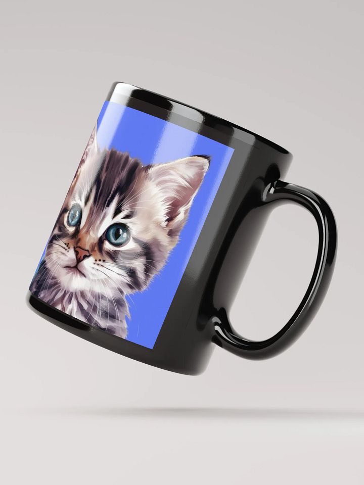 Cat Mug Neon Blue product image (4)