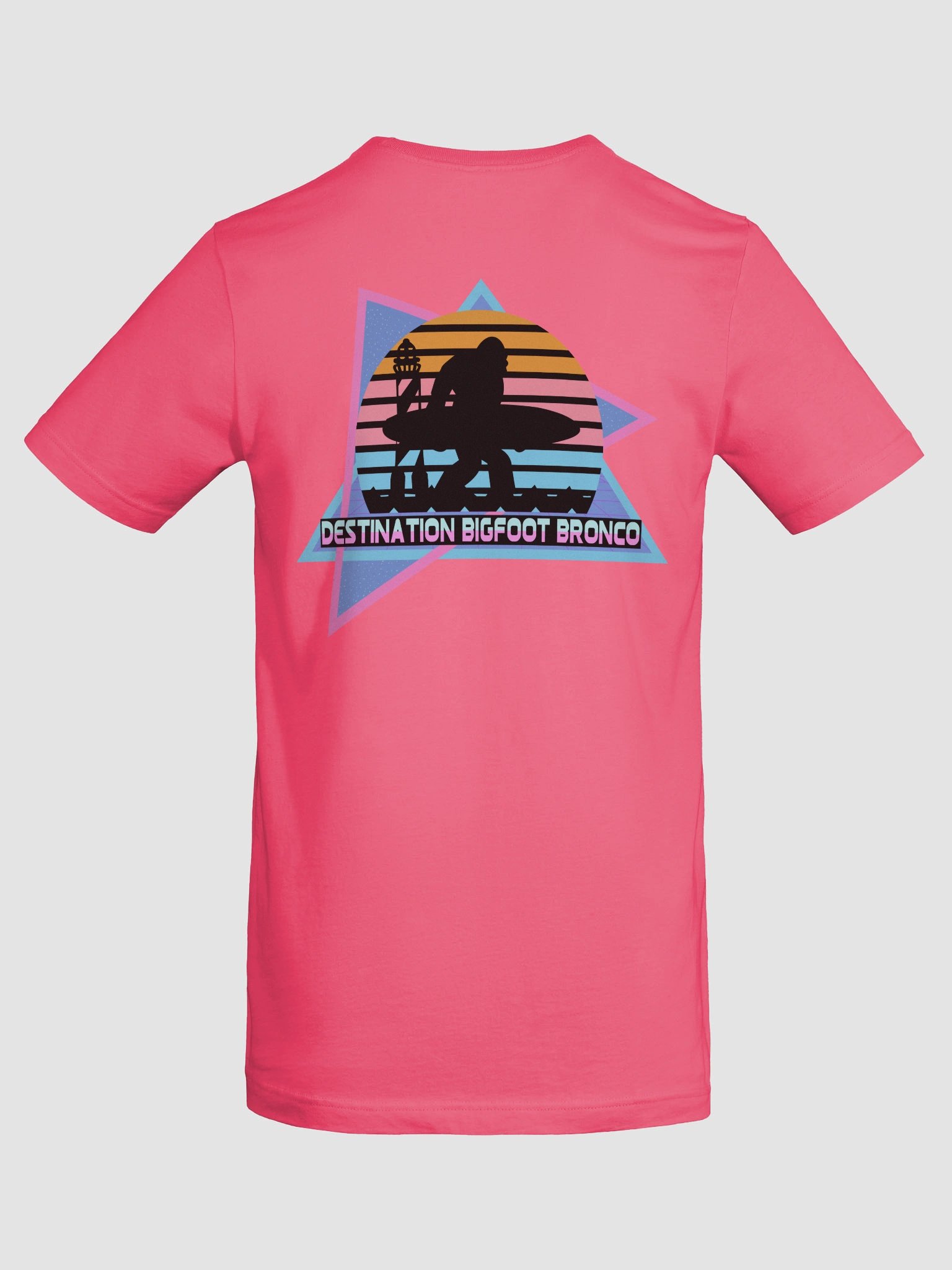 Destination Bigfoot Bronco Retro-Inspired T-Shirt (Pink) product image (8)