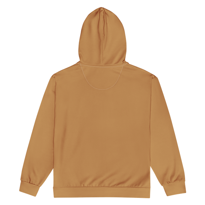 Mojave Desert Brown Solid Color Eco Friendly Unisex Zip Hoodie product image (2)