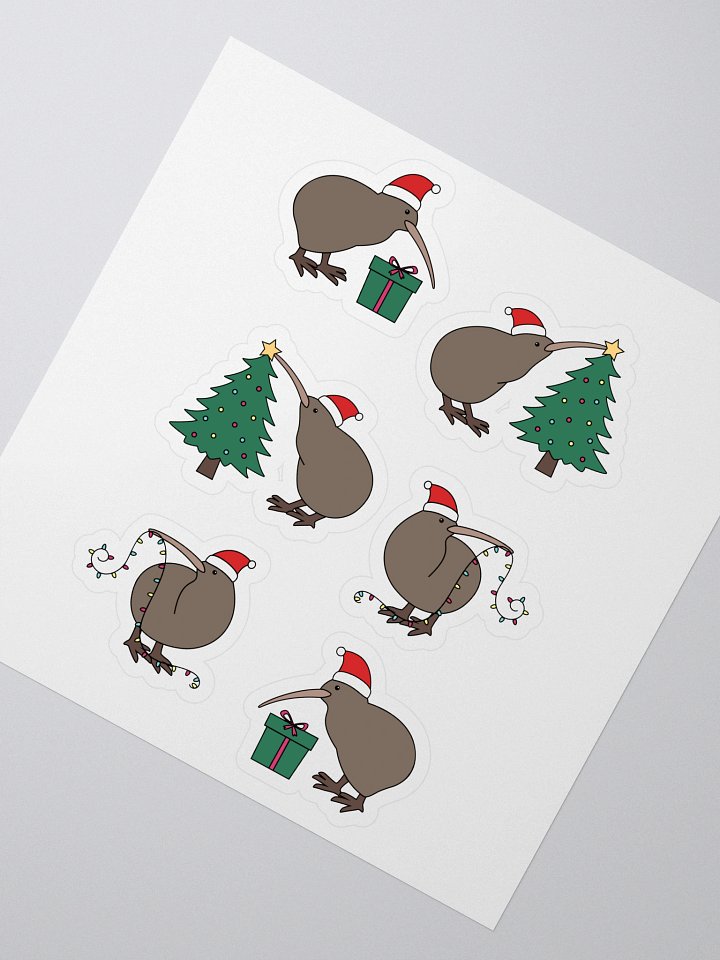 Christmas Kiwi Sticker product image (2)