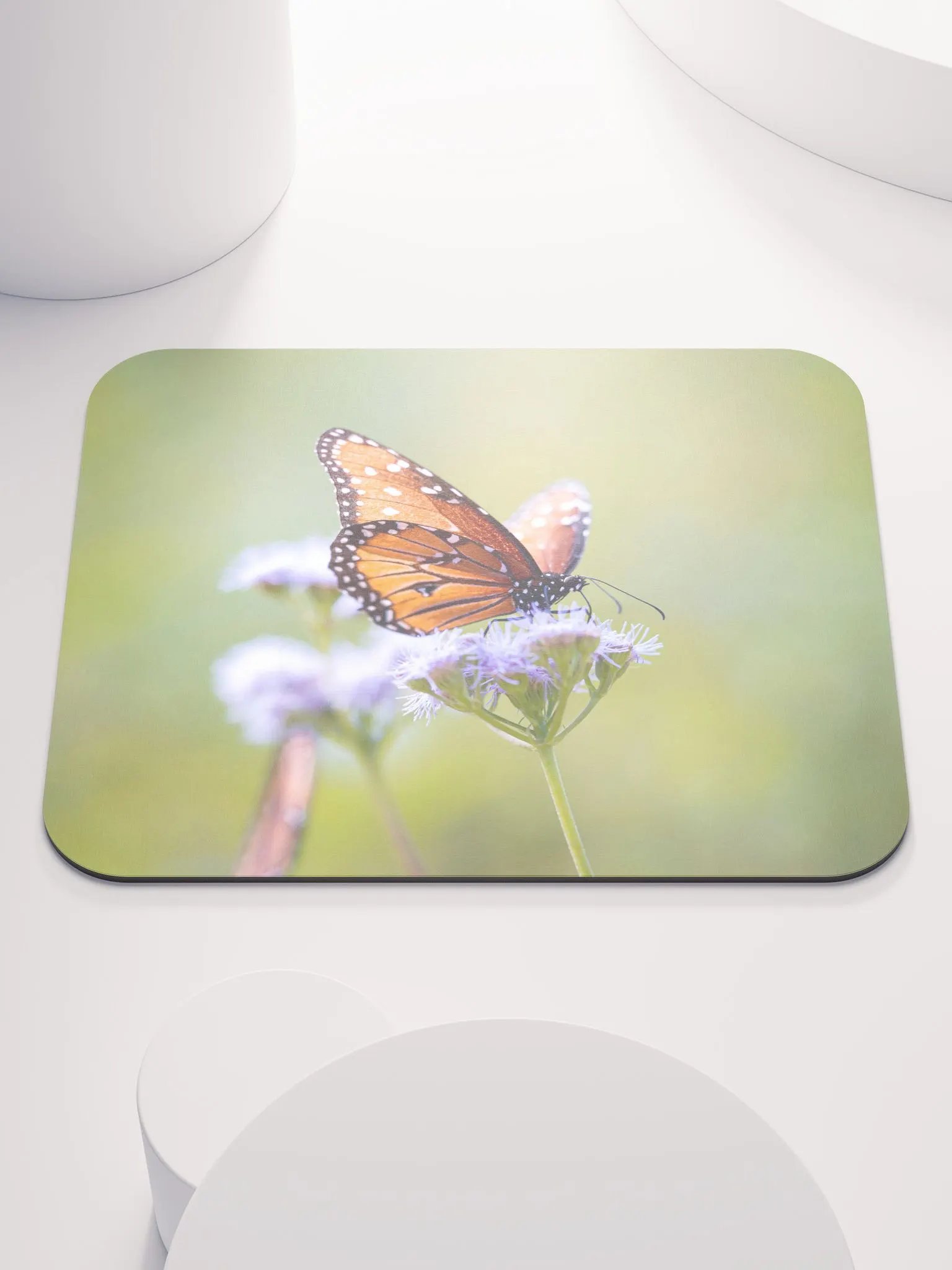 Butterfly In Light Mouse Pad product image (1)