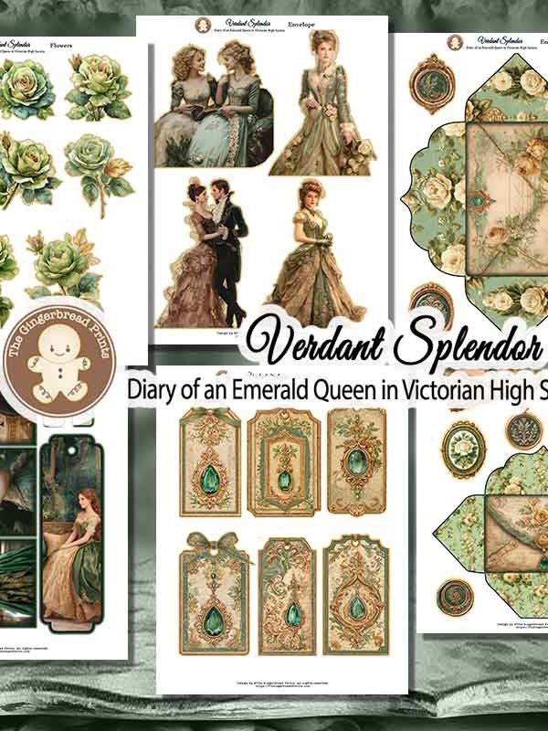 Diary of an Emerald Queen Journal - Verdant Splendor Download product image (8)