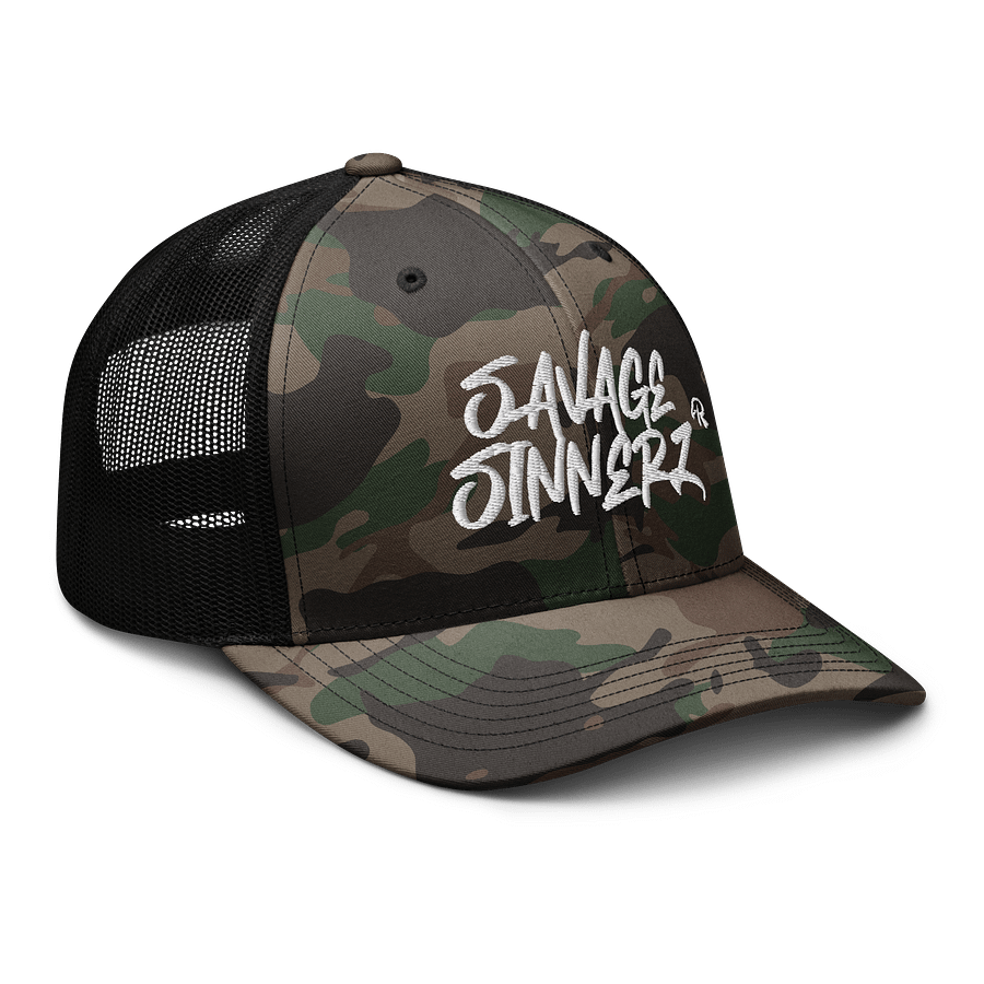 SavageSinnerz Camo Hat product image (3)