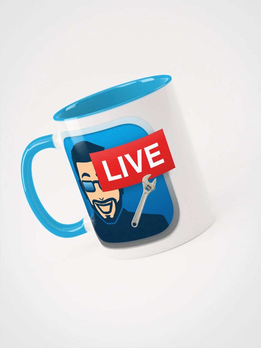 Stylish Two-Tone YouTube Moderator Mug – Perfect for Right-Handed Users product image (3)