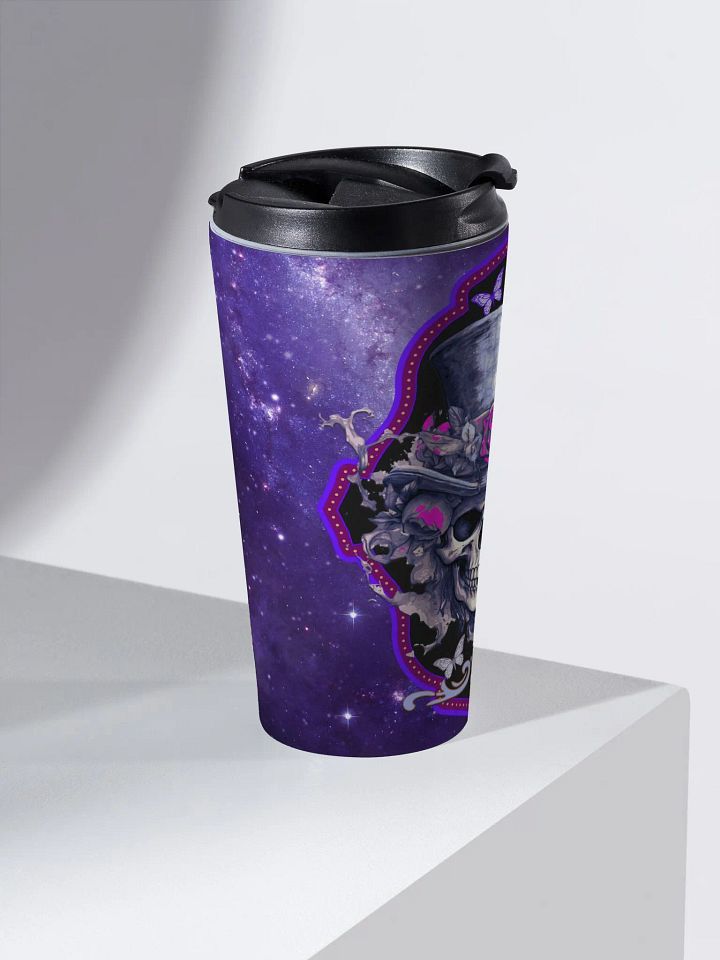 Gothic Rose Skull Travel Mug product image (2)