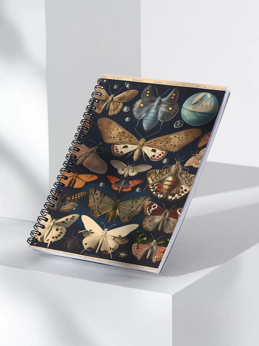 Mystical Moths and Butterflies Spiral Notebook product image (3)