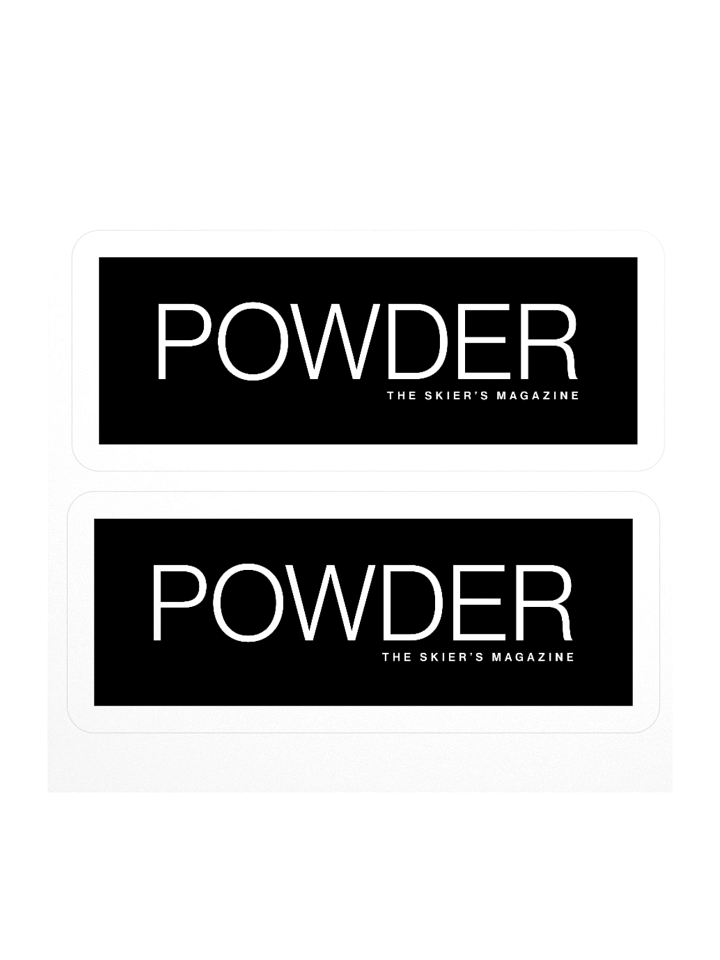 POWDER Sticker Black Rectangle product image (1)