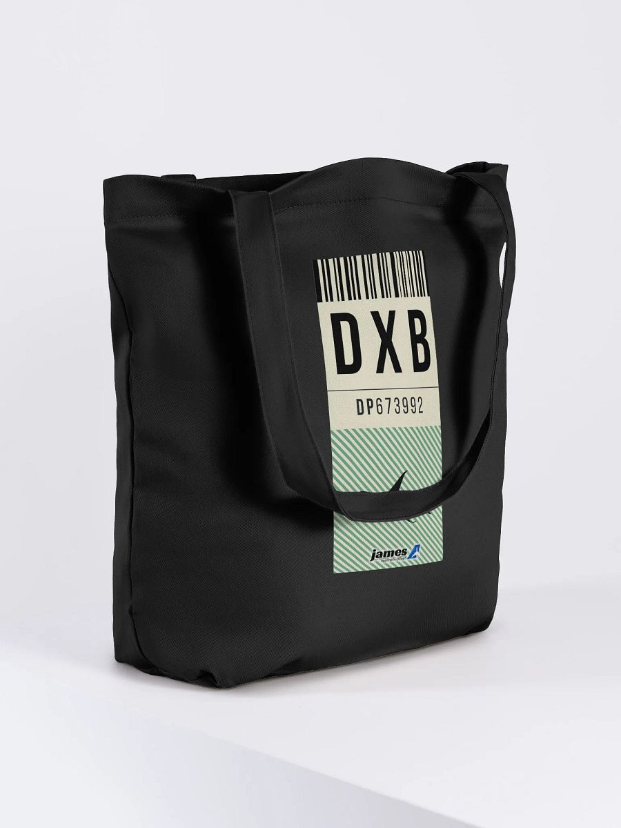 Dubai (DXB) Stylish Luggage Tag Tote Bag product image (4)