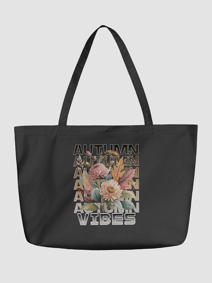 Autumn Vibes Boho Flowers Floral Tote Bag product image (5)