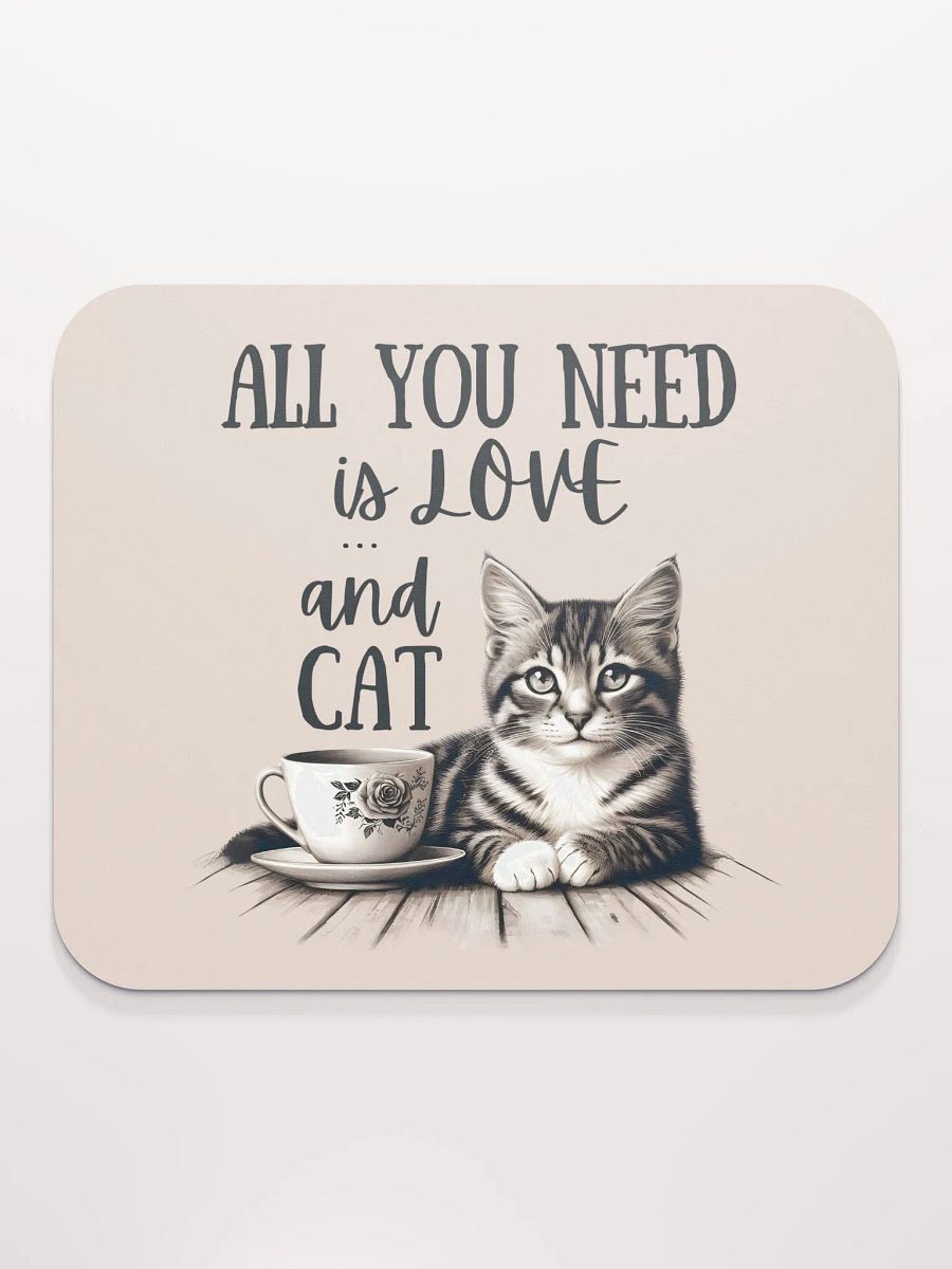 Love & Cat Mouse Pad product image (3)