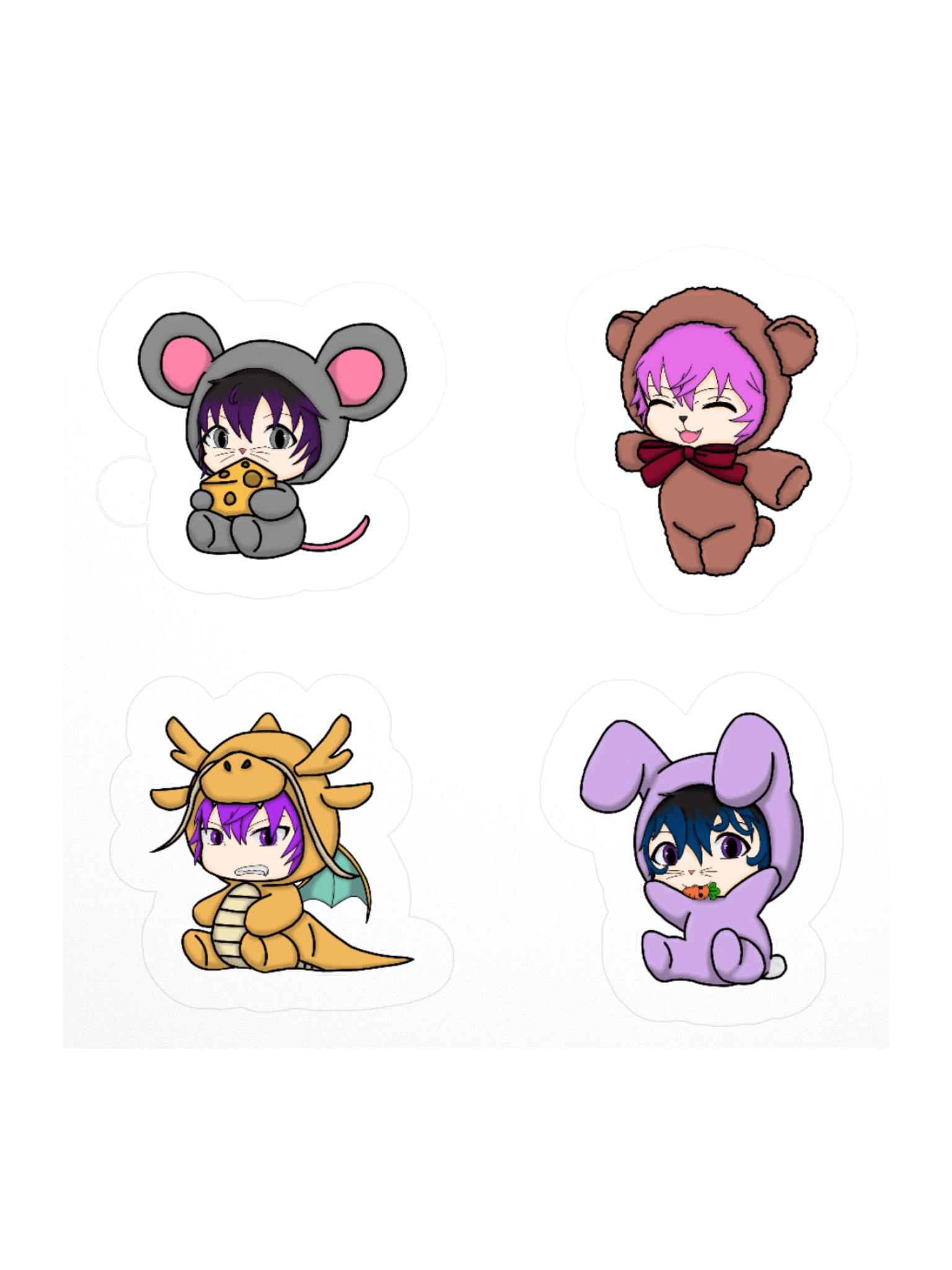 Famo Animal Onesie Stickers product image (3)