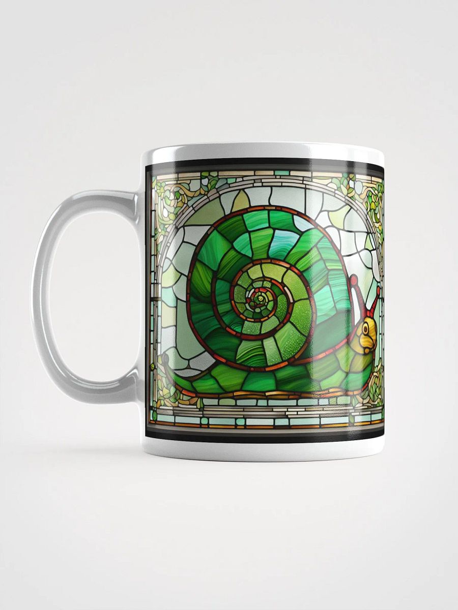 #004 Rosie Radar Snail Stained Glass Mug product image (11)