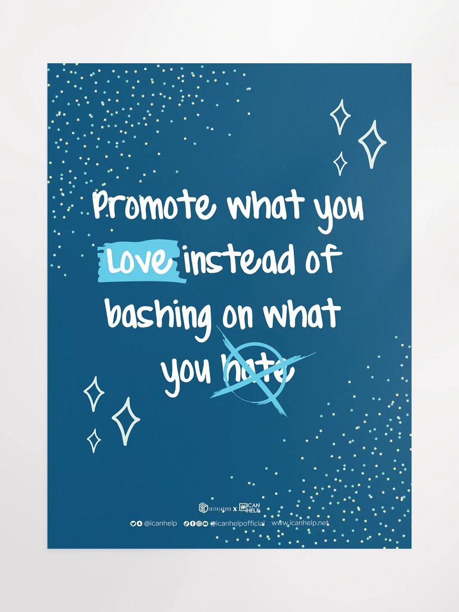 Promote What You Love Poster product image (1)