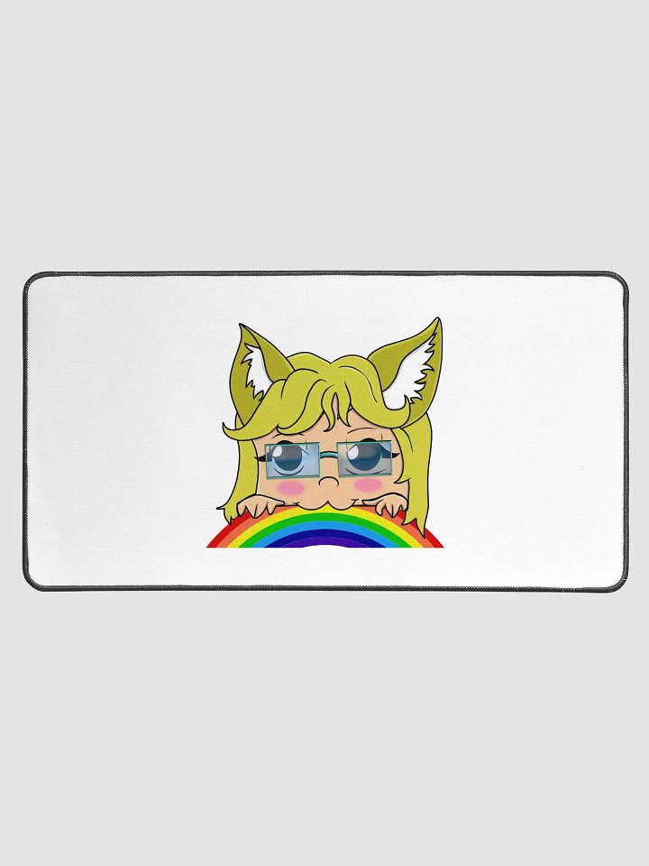 Peekaboo Rainbow Desk Mat product image (1)