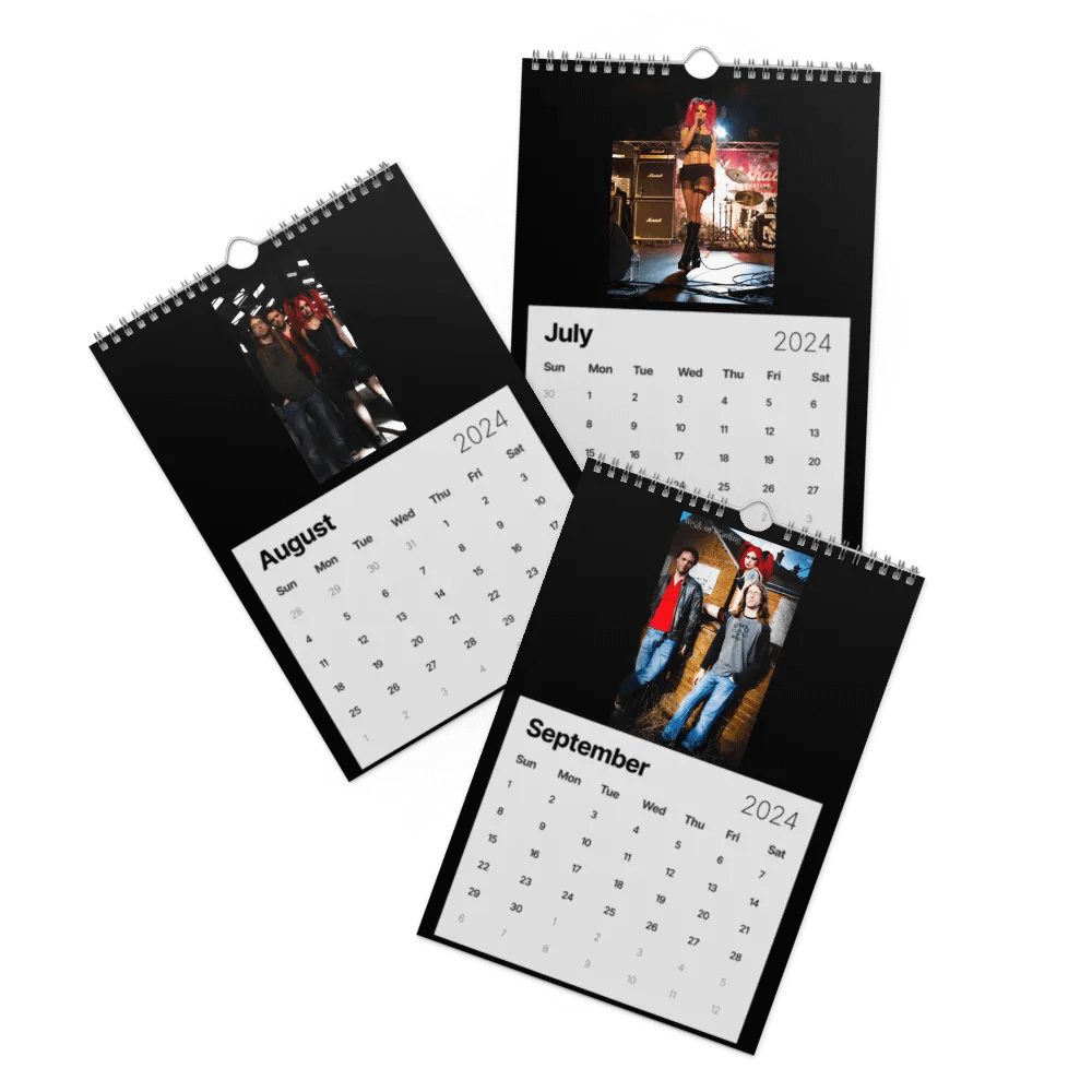 Weak Of Wanting Band 2024 Calendar product image (11)