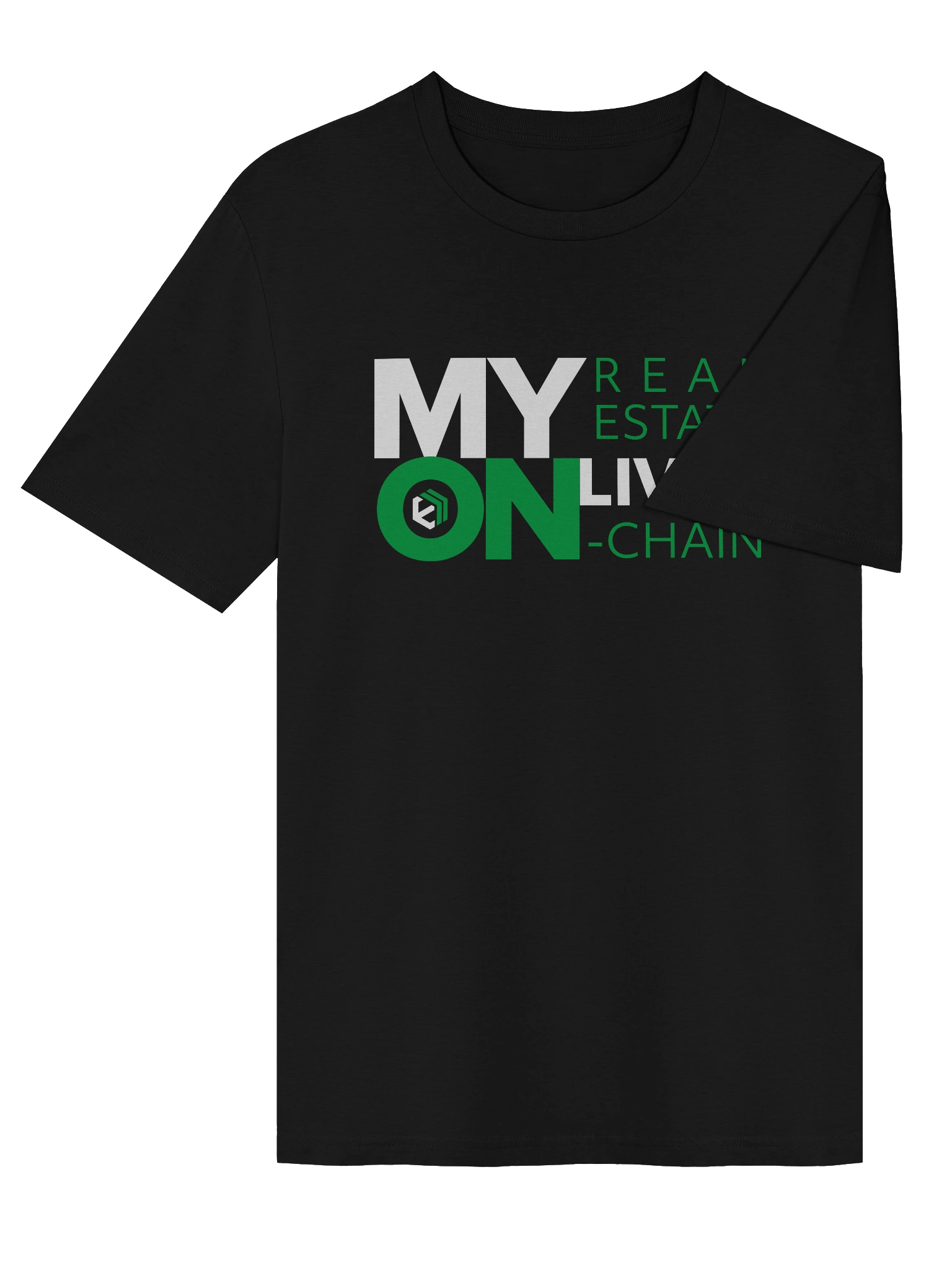 E-Estate “My Real Estate Lives On-Chain” Statement Tee (Unisex) product image (4)