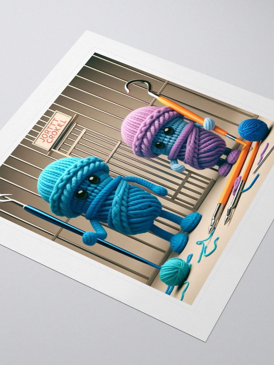 Bad Yarn Bandits 1 Kiss Cut Stickers product image (6)