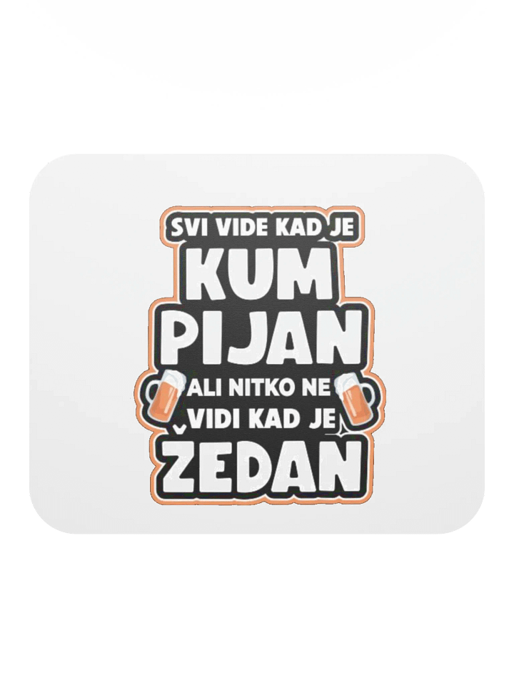 Humorous Beer Mug Mouse Pad product image (2)