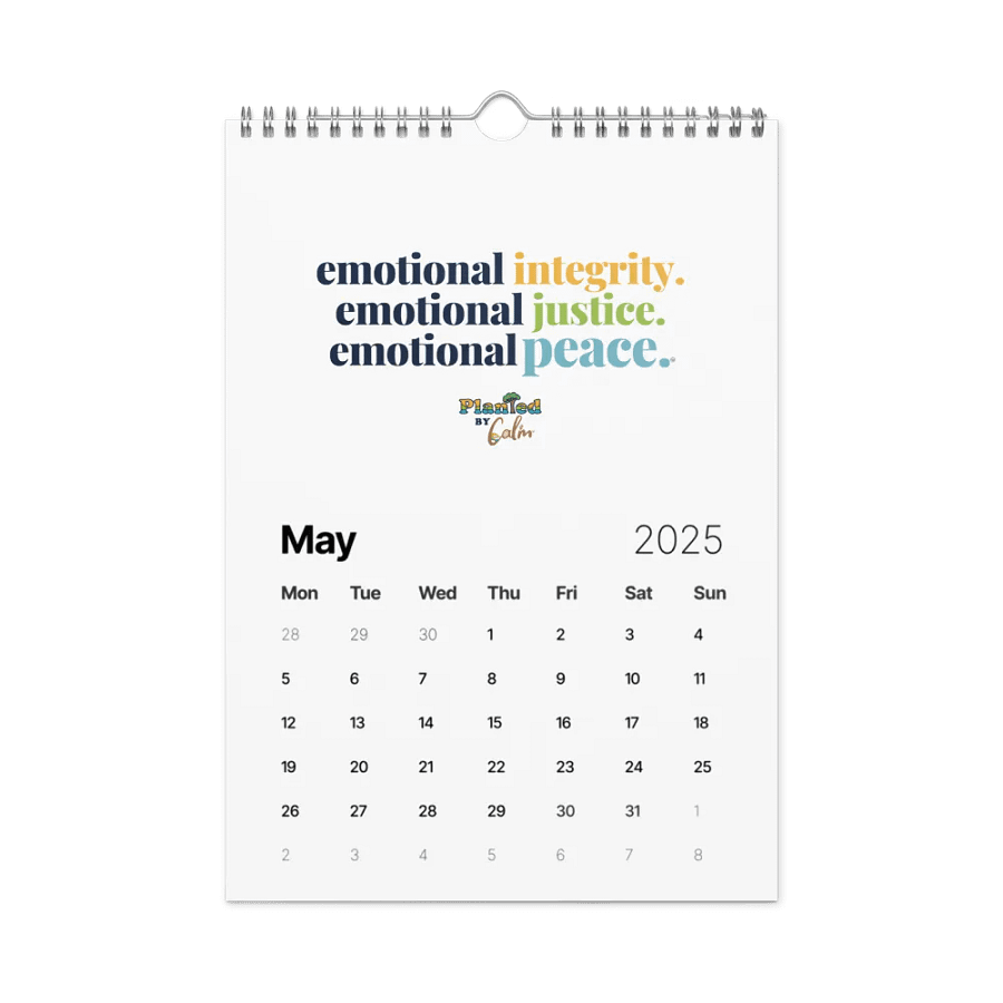 Official Planted By Calm | Calm Keepers Wall Calendar (Choose Start Day and Size) product image (11)