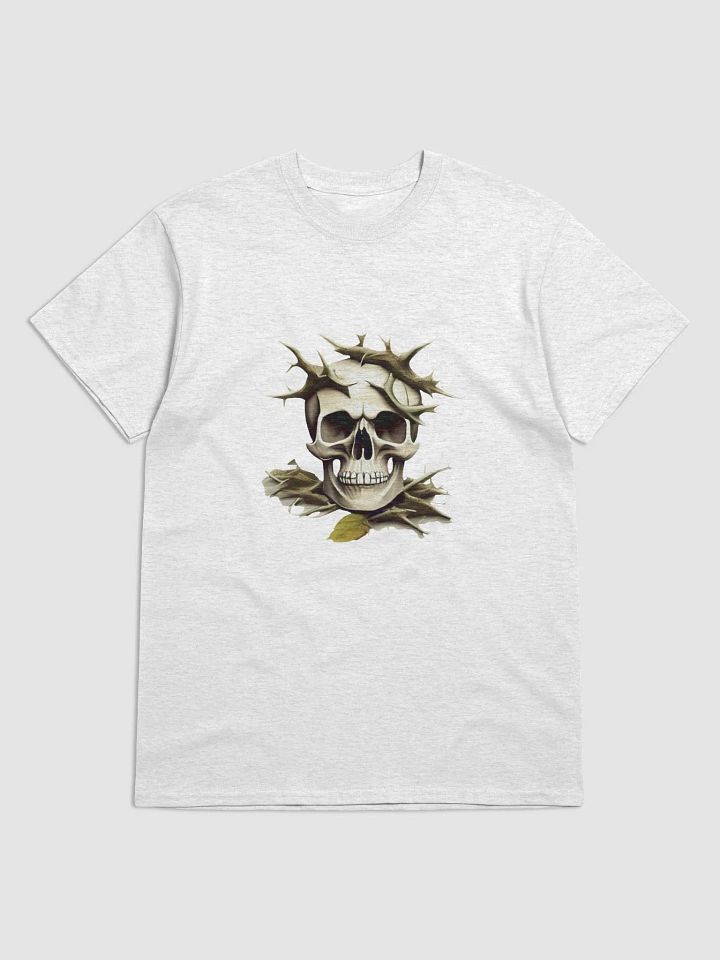 Skull with Thorns Skull, thorns, skull with thorns, skeleton, horror, scary, spooky, bones, thorn, pattern, abstract, geometric, spiral, vintage, retro, colourful product image (7)