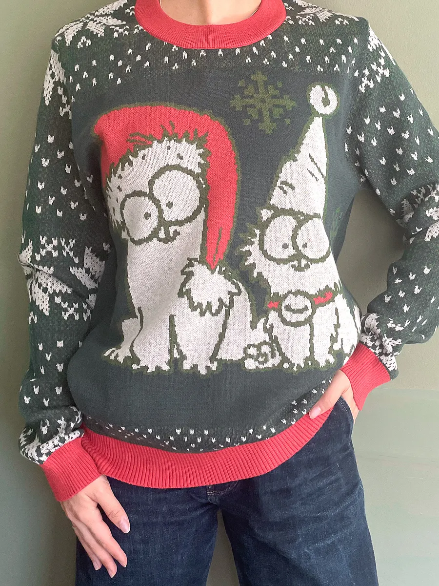 Simon s Cat Christmas Jumper Limited Edition Simon s Cat Merch