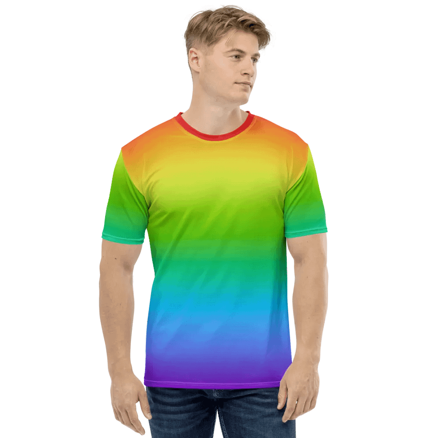 Rainbow Crew Neck T-Shirt product image (3)