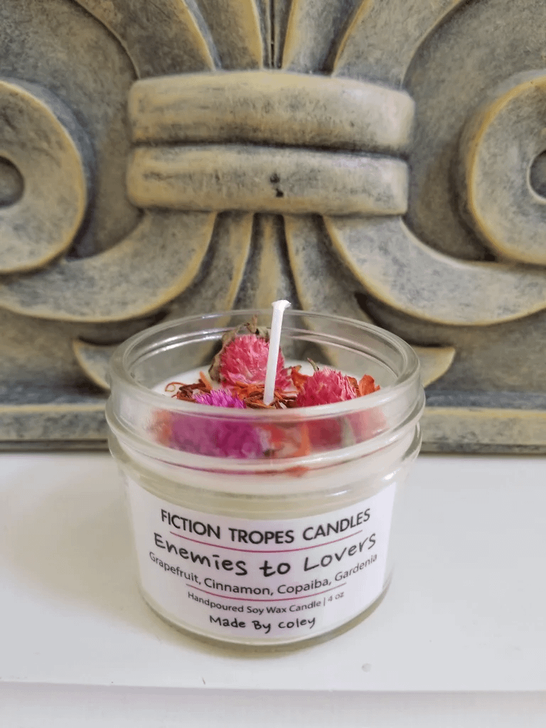 Mini Enemies to Lovers Candle (Fiction Tropes Candles) product image (1)