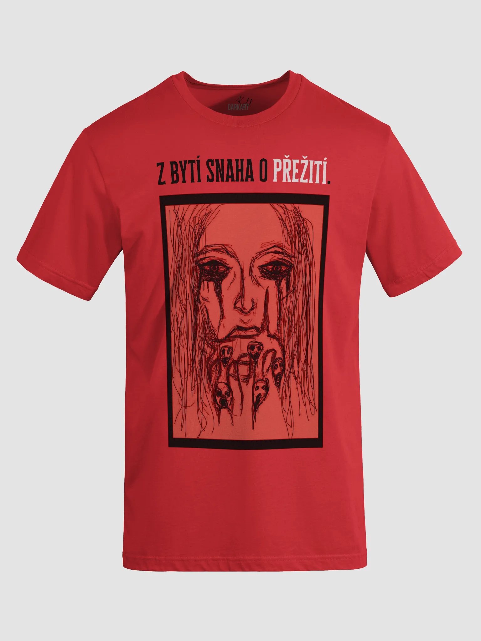 Přežít Red T-shirt product image (2)