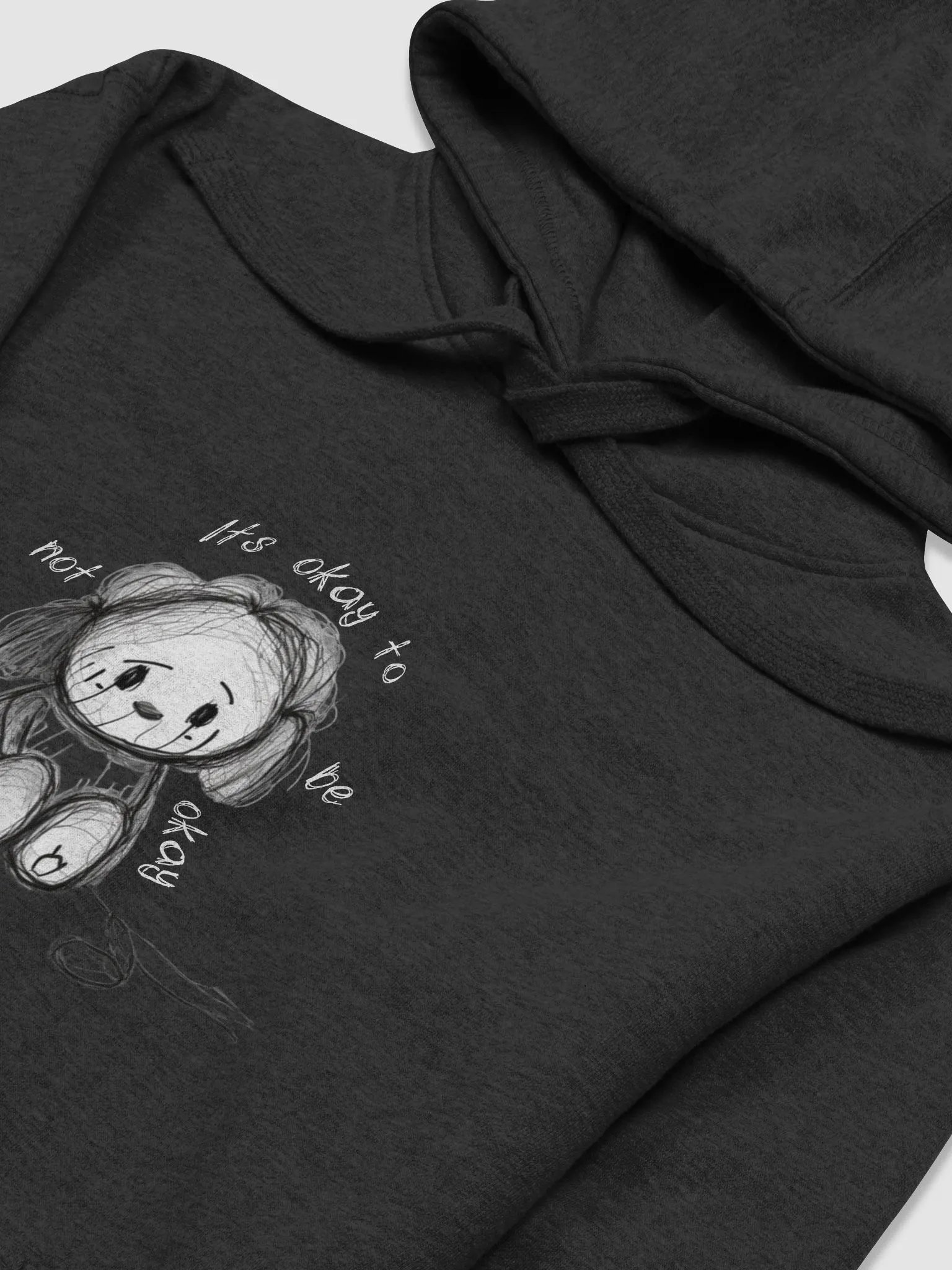 It's okay Hoodie product image (3)