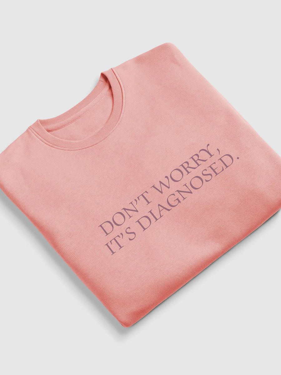 DW, IT'S DIAGNOSED. (#9B627B) printed eco crew product image (11)
