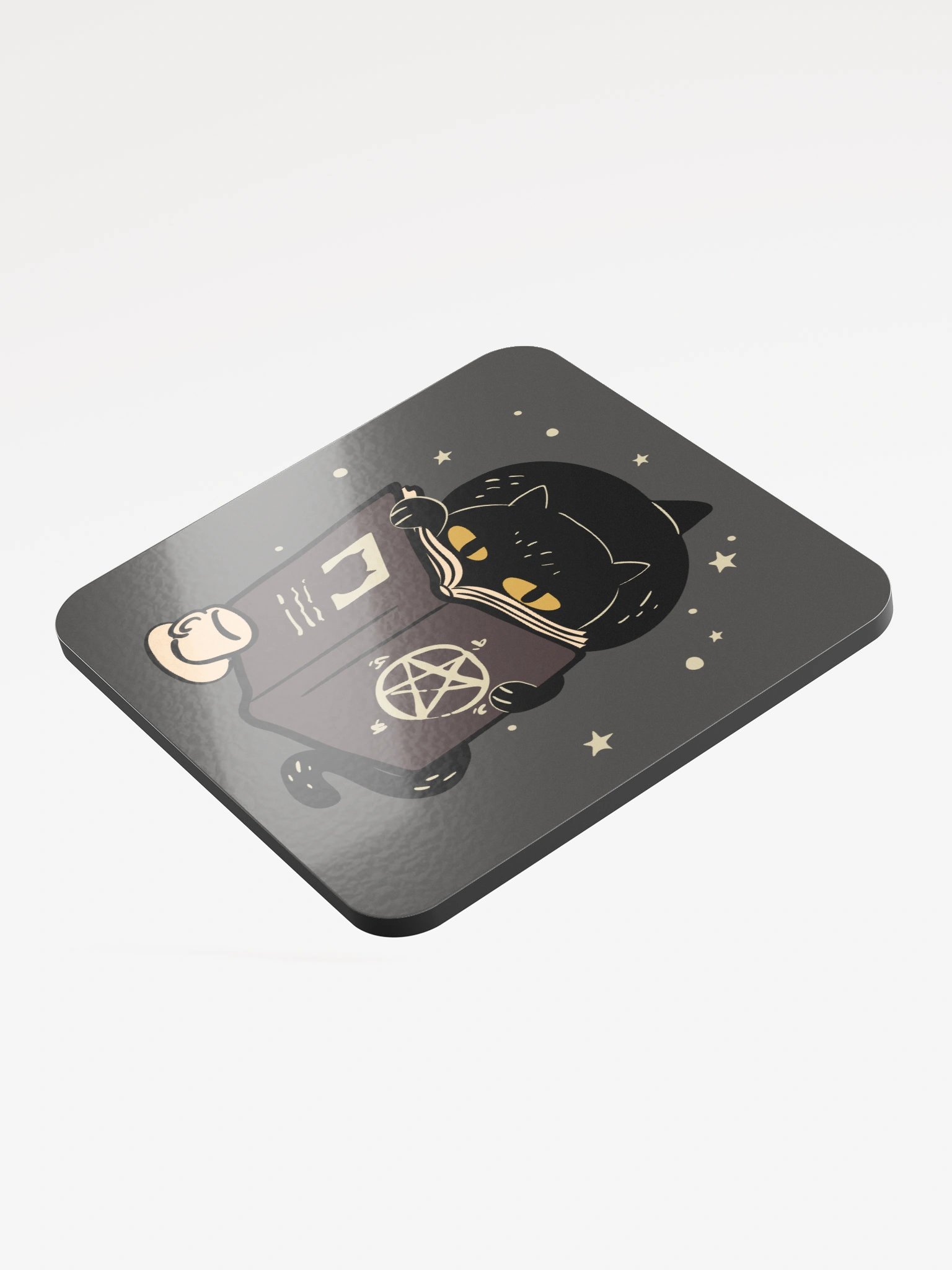 Pay Me No Mind Glossed Cork Coaster product image (3)