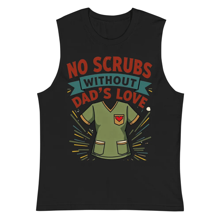 Dad's Love Medical Scrubs Muscle Tank product image (3)