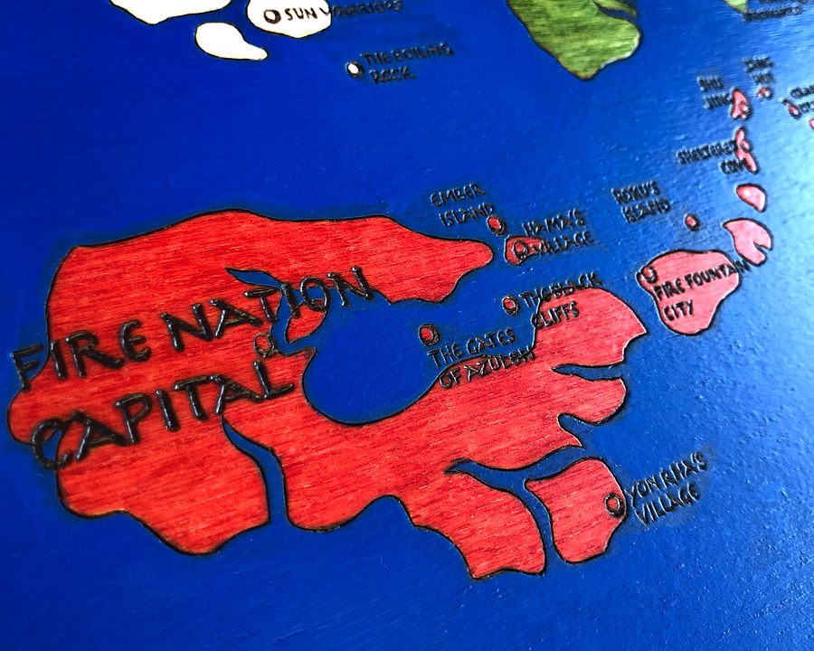 Avatar; The Last Airbender Map product image (6)