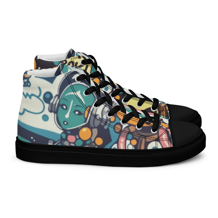 Custom Art High Top Canvas Shoes product image (2)
