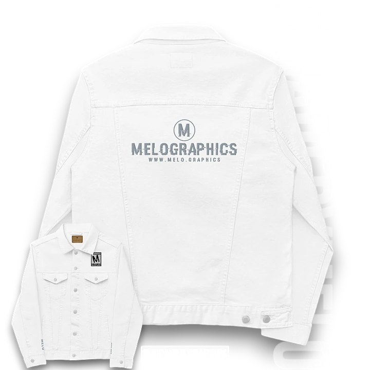 Rated M: Grey Stitched - Denim Jacket | #MadeByMELO product image (1)