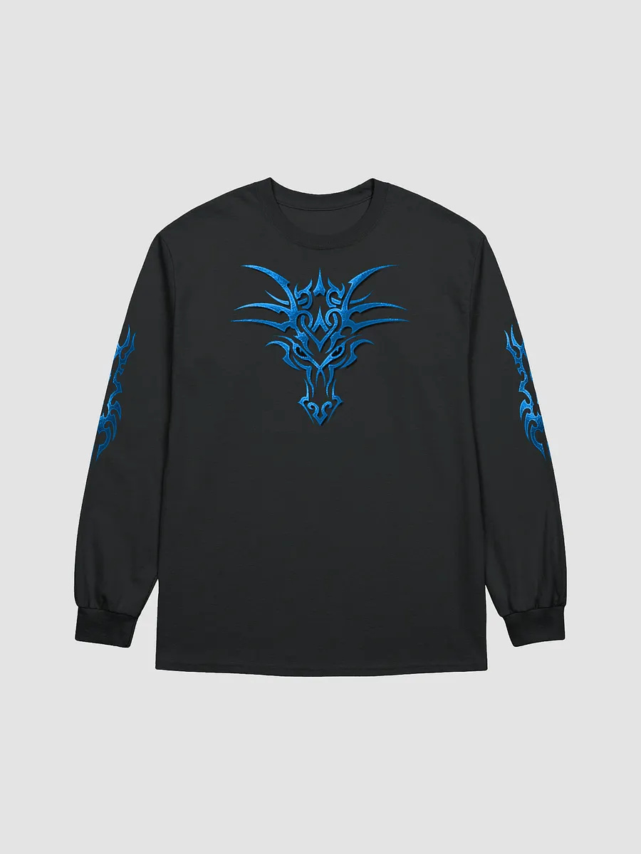 Blue Tribal Dragon Longsleeve product image (1)