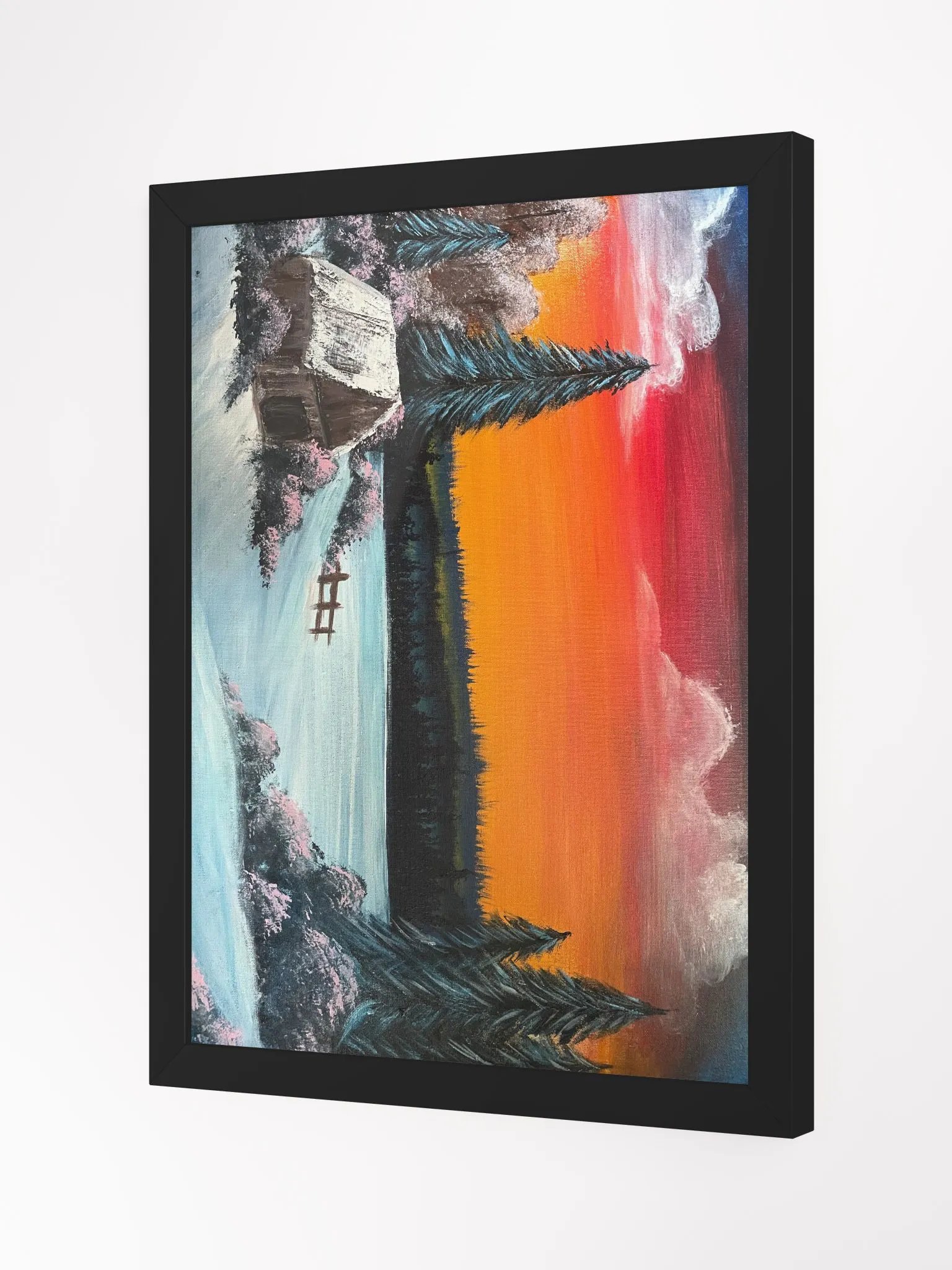 Framed Snowy Shed Print product image (8)