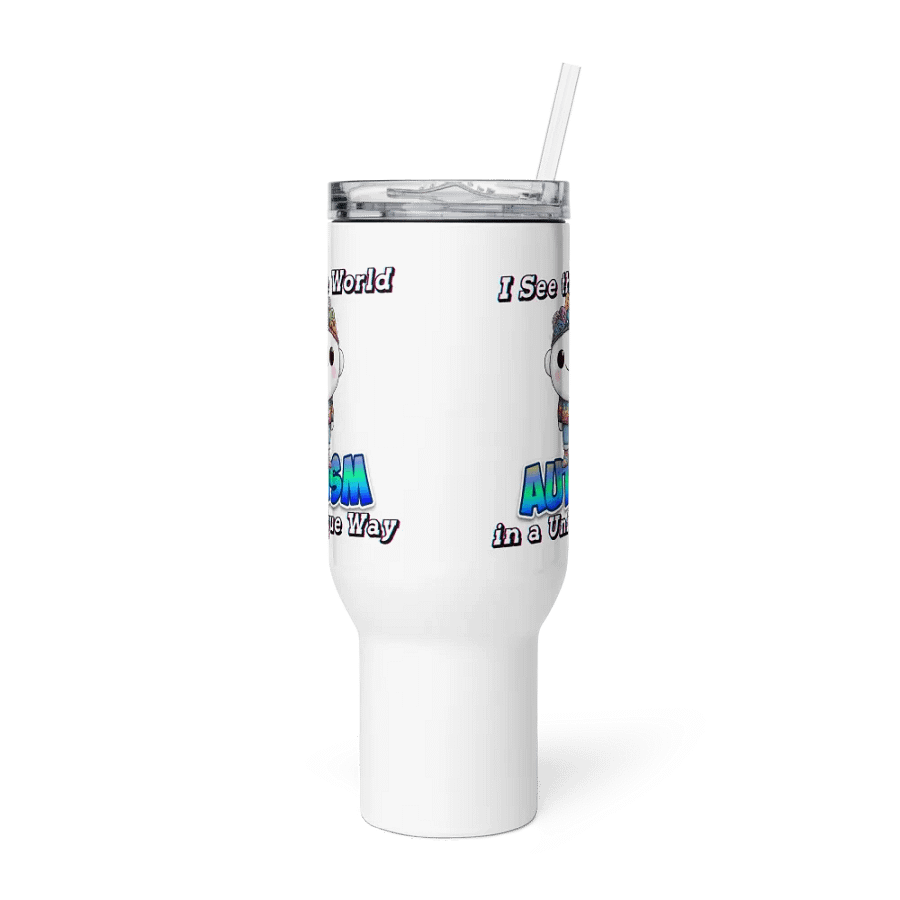Autism: I See the World in a Unique Way Travel Mug product image (6)