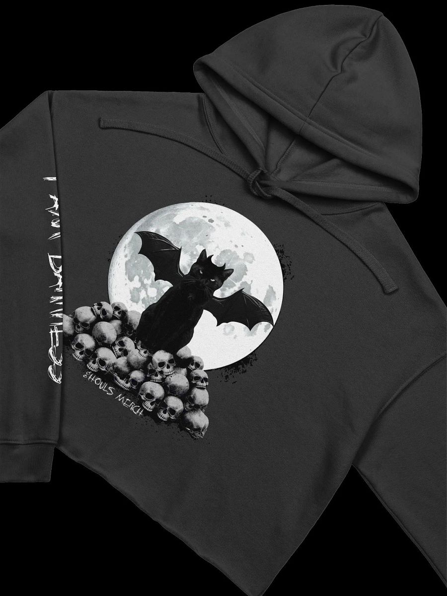 I AM DARKNESS Long Sleeve Crop Hoodie product image (3)