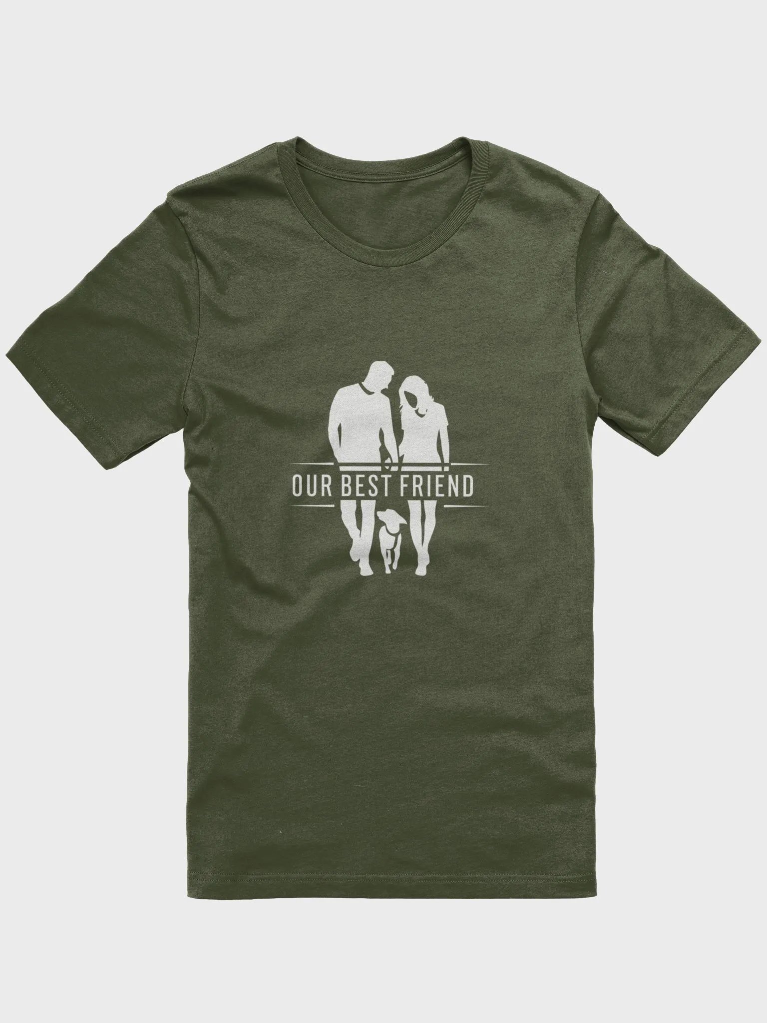 Our best friend, in white ink product image (1)