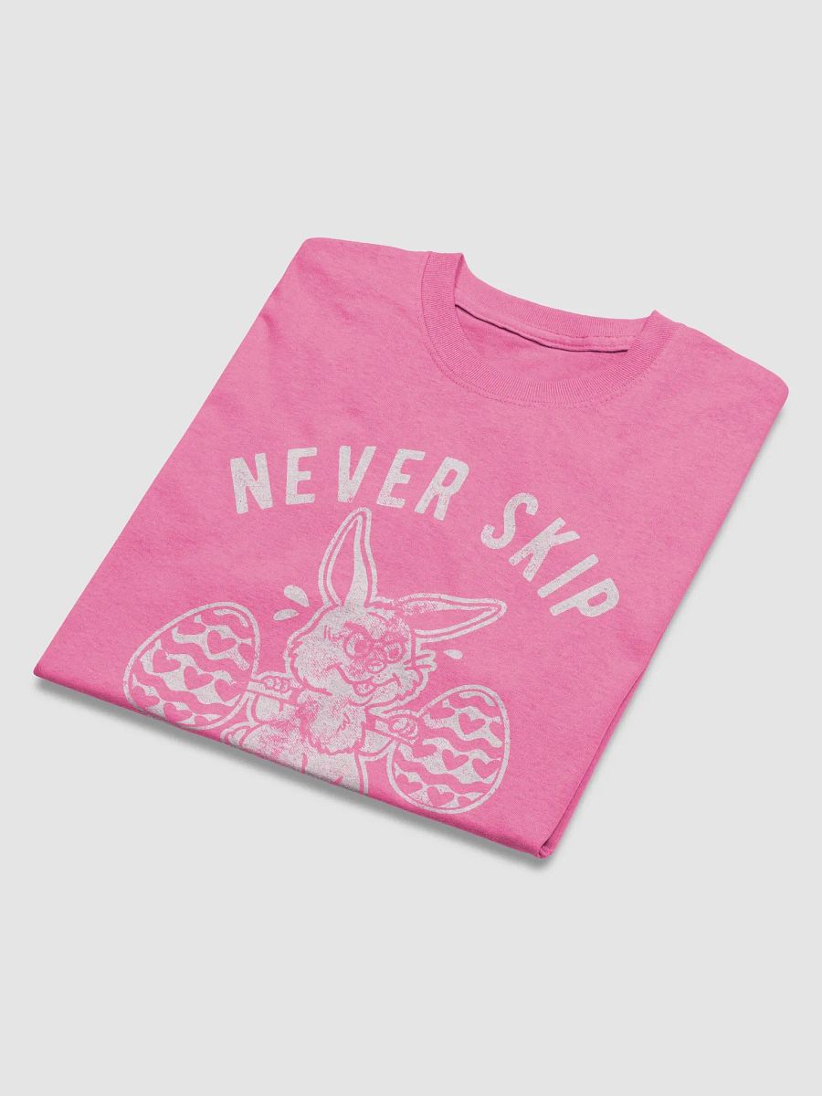 HOT Mens Never Skip Egg Day T Shirt Funny Easter Bunny Work Out Joke Novelty Tee For product image (4)