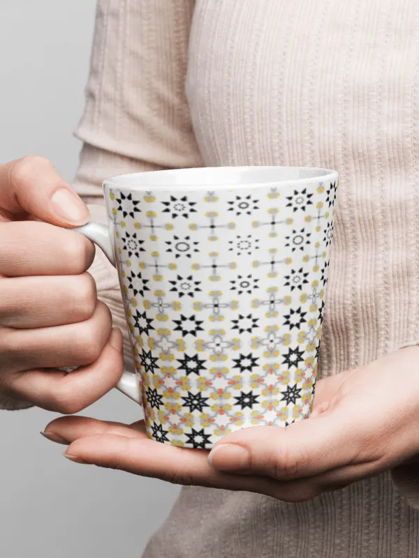 Geometric Fusion Latte Mug product image (1)