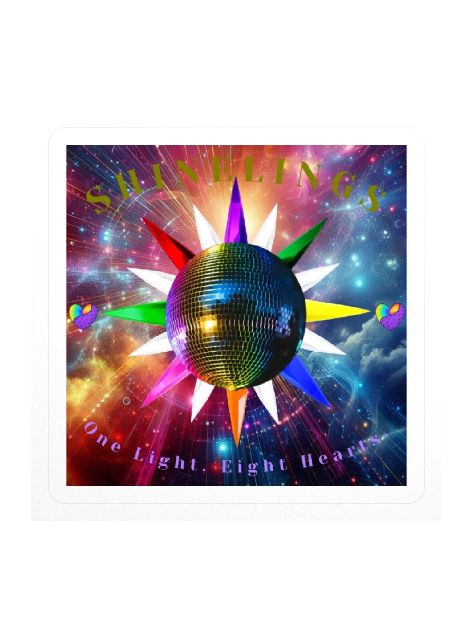 Shinelings Eight-Point Starburst Logo sticker product image (1)